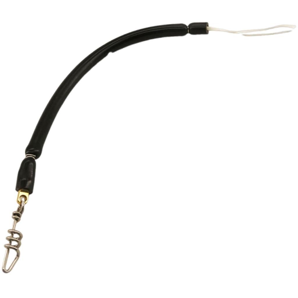 Black Heavy Duty Spearfishing Bungee Cord for Water Sports, Sailing, Kayaking