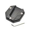 Motorcycle Bike Kickstand Extender Foot Side Stand Extension Foot Pad Support Enlarger Scooter Moped Foot Pad Aluminum Alloy