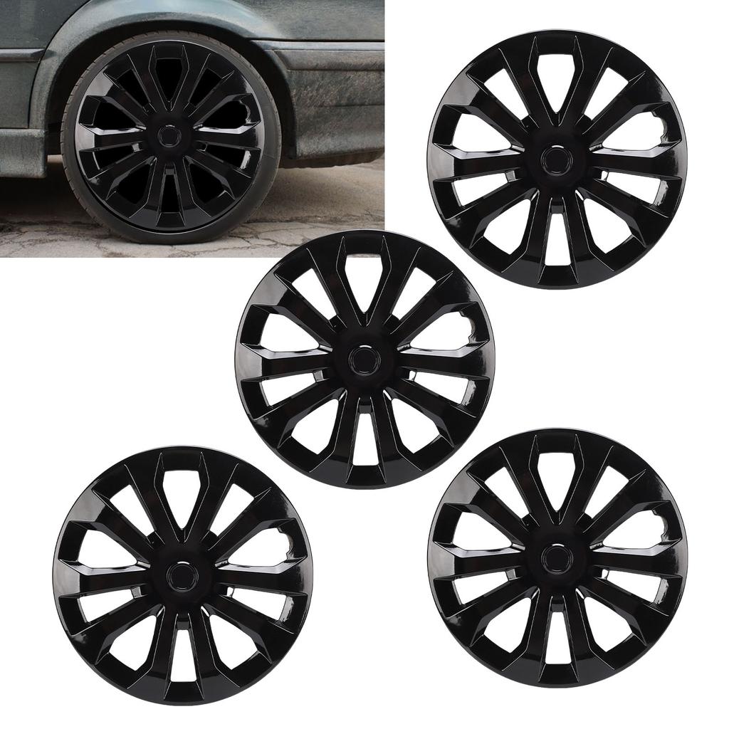 4 st 16 tums navkapslar ABS-nav R16-navsats för bilar, lastbilar, SUV