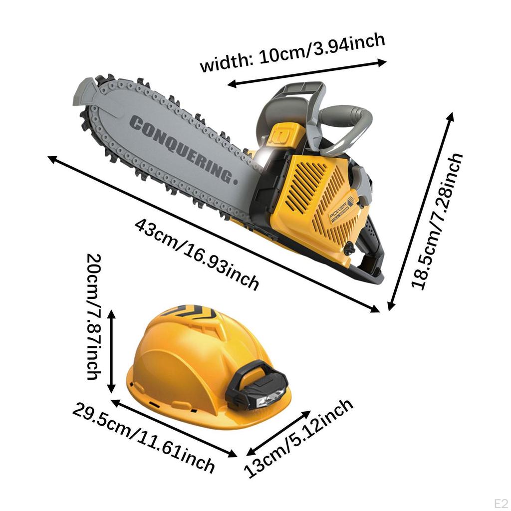Chainsaw Toy for Kids Child 3-6 Years Educational Pretend Play Tools