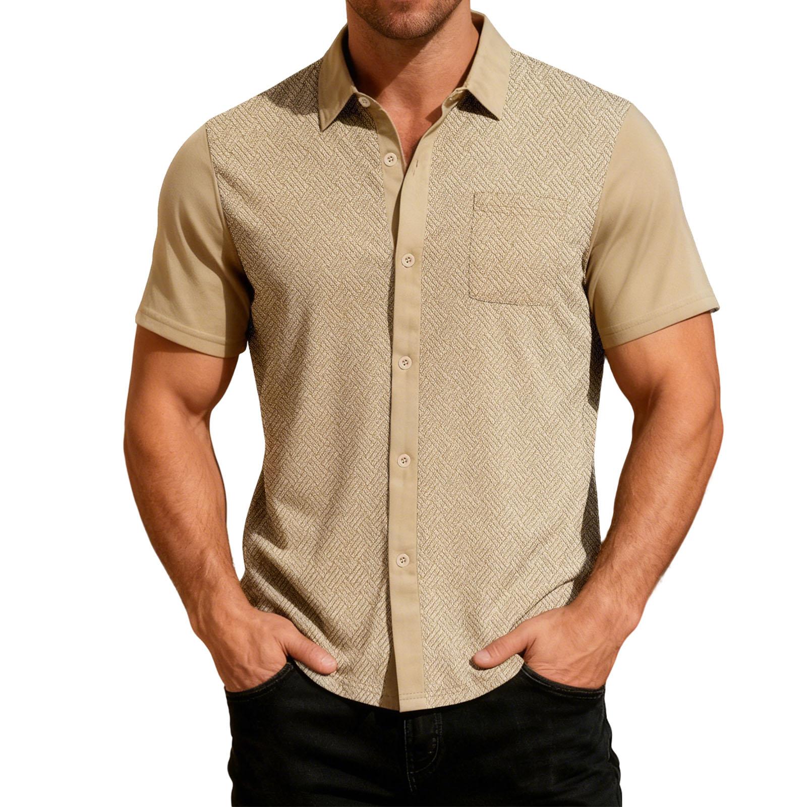 

Мужская повседневная вельветовая рубашка с длинным рукавом и воротником для активного отдыха XXL хаки