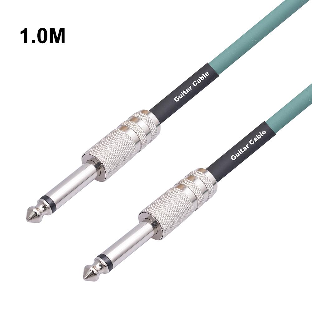 

Гитарный инструментальный кабель с металлическим покрытием, гитарный микшерный усилитель, акустический кабель, аудиолиния для электрогитары, мандолины, басового усилителя