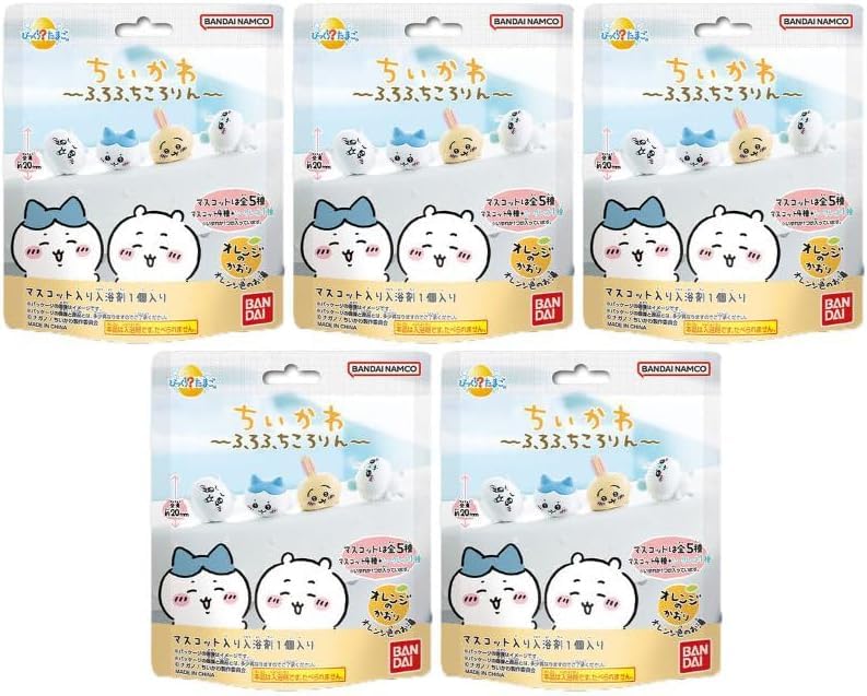 

of Bikkura Bath 5 Types Complete [Set 5] Eggs, Chiika, Roller, оранжевый