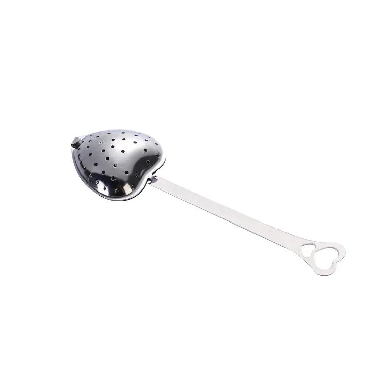 Tea Strainer Heart Shape Stainless Steel Tea Infuser Locking Spice Tea Ball Strainer Mesh Infuser Strainers Kitchen Accessories