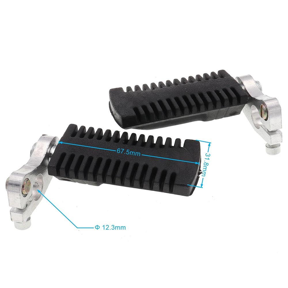 1 Pair Motorcycle Rear Pedals Foot Peg for 47cc 49cc Pocket Dirt Bike Mini Moto Quad ATV
