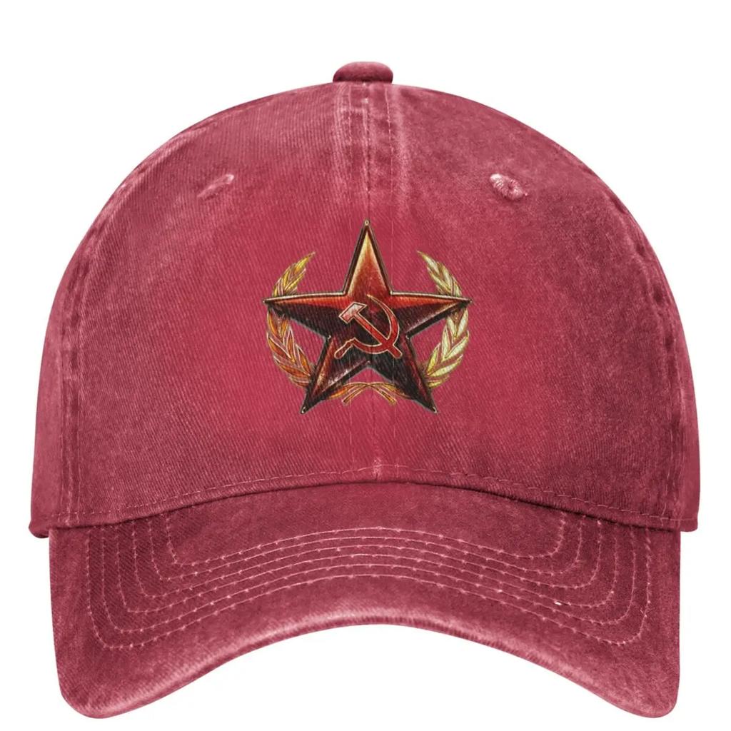 Russian Military Badge Casual Baseball Cap Spring Trucker Hat Sunscreen Outdoor Gym Hip Hop Hats Men Women Funny Baseball Caps