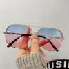 New Fashion  Designer Ladies Pilot Sunglasses Women Men Goggle Gradient Sun Glasses For Female Mirror Shades UV400