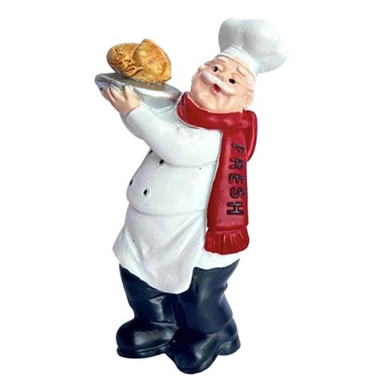 Cartoon Chef Magnet Fat Fridge Magnet, Hand-painted 3D Refrigerator Picture Photo Holder for Home Office Kitchen Decoration Magnetic B