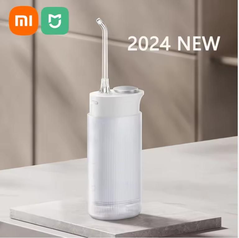 2024 NOWY XIAOMI MIJIA Elektryczny Irygator Doustny F400 Przenośny Irygator Wodny 200ML 4-Trybowy Wykałaczka Wybielający Czyszczący Waterpulse