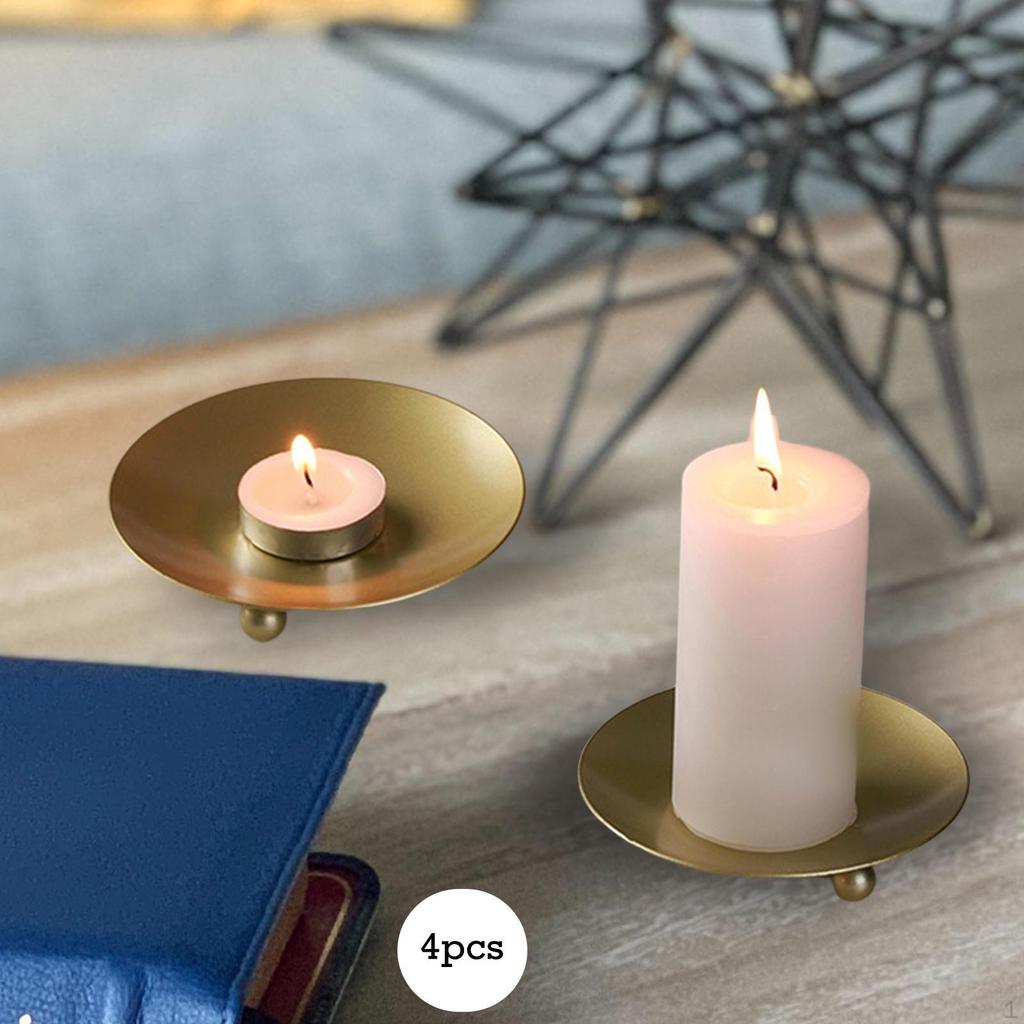 Elegant Metal Candle Holder for Home Decor and Parties