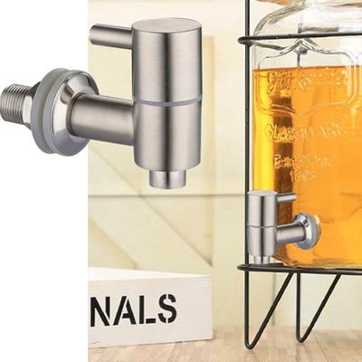 Weinfass-Ventilschalter-Edelstahl-Saftauslauf-Weinventil-Wasserspender-Schalter-Zapfhahn-Bierzapfhahn-Auslaufdicht