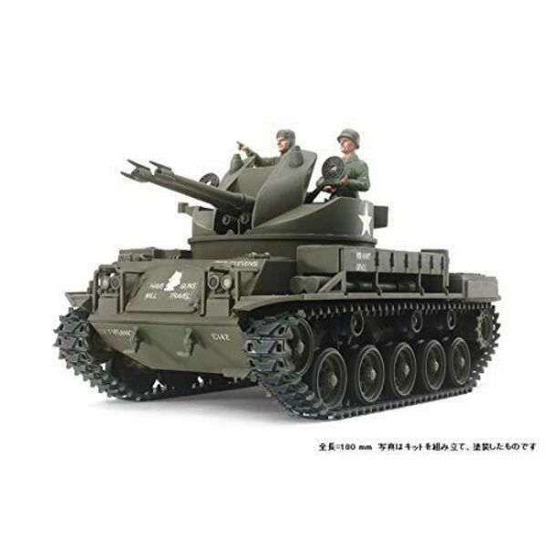 Tamiya USSamobieżne działo przeciwlotnicze M-42 Duster z figurką x3 Plastikowy model NOWOŚĆ