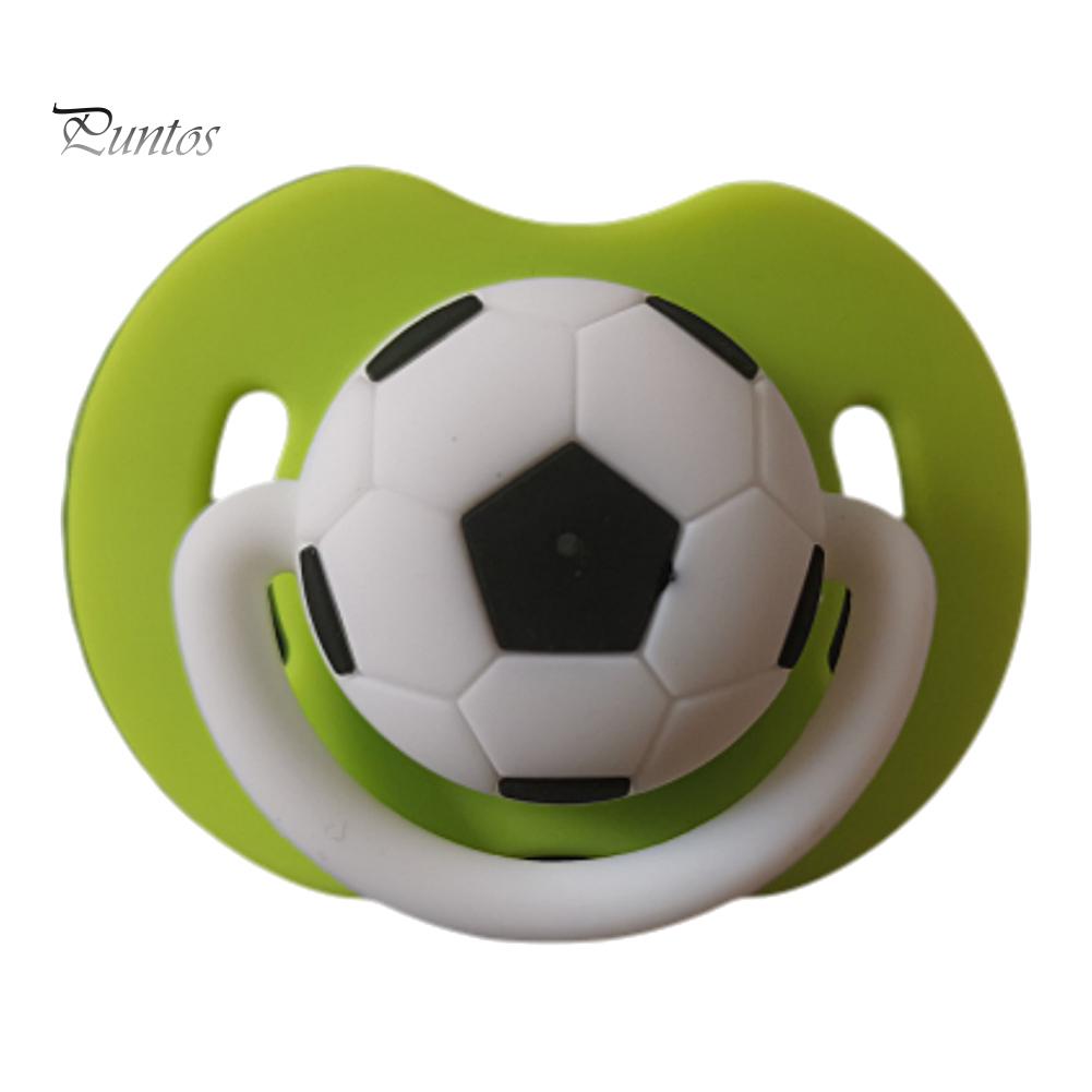 Puntos Baby Football Infant Toddler Soft Silicone Pacifier Teat Dummy Nipple Soothers