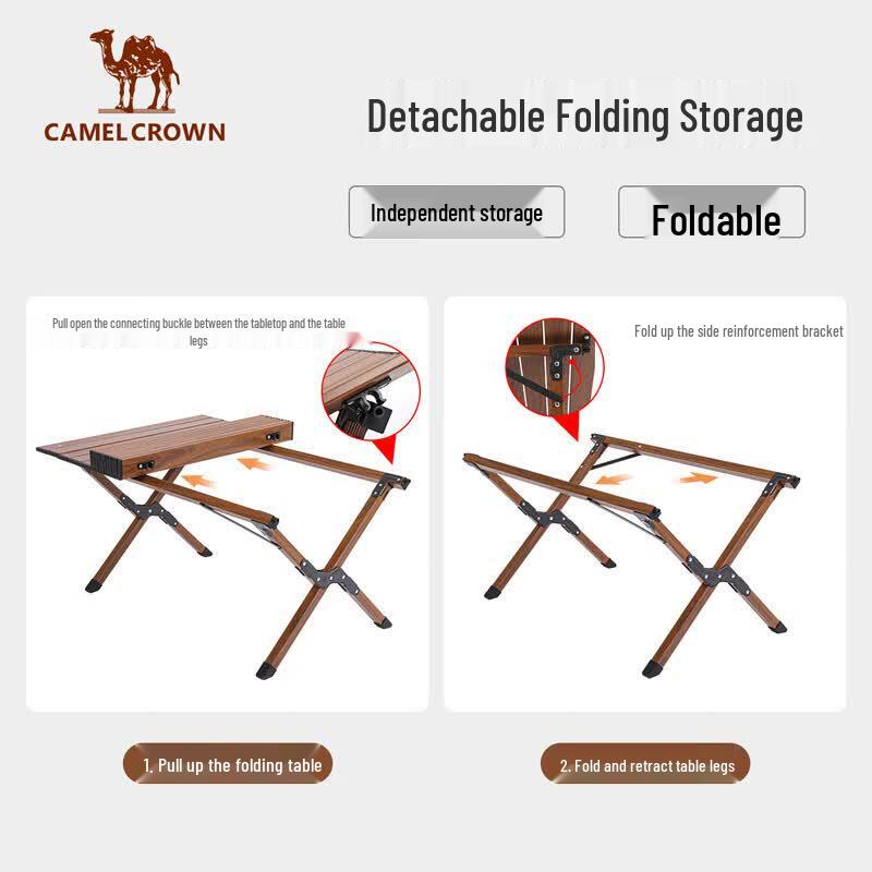 Camel Portable Camping Roll-Up Table