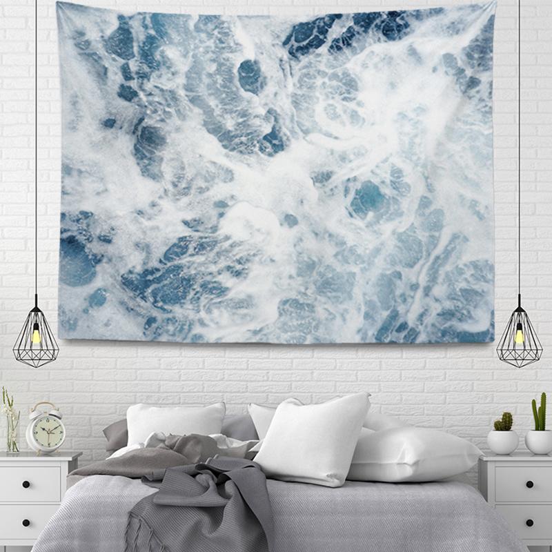 Bohemian Ornaments Large Fabric Tapestry Sea Beach Landscape Wall Aesthetic Room Decor Bedroom Living Home