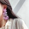 Elegant Long Boho Earrings Exaggerate Big Flowers Floral Earrings Beaded Earrings  Party Jewelry