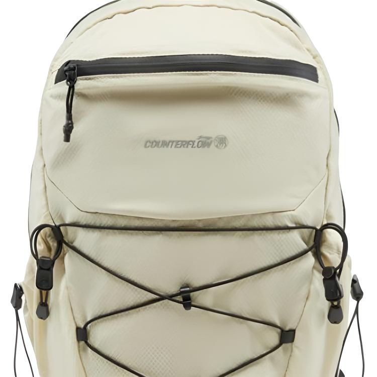 Li Ning Bergsteigerrucksack Outdoor-Rucksack Große Kapazität Ecru Unisex ABDV335-2