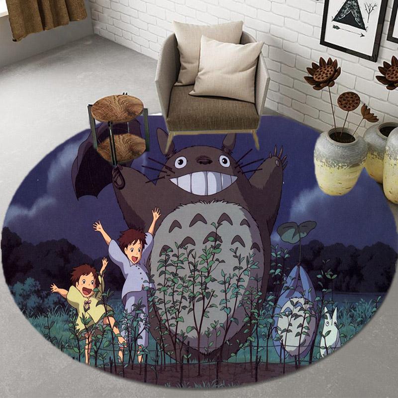 2023 Animation Cartoon 3D Rugs Round Mats Round Rugs Bathroom Mats Home Decoration Kitchen Rugs Living Room Rugs Non-slip Rugs