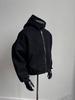 Designer Heavyweight Hooded Sweatshirt with Backpack - Loose Fit Plus Size, Trendy Student Niche Jacket