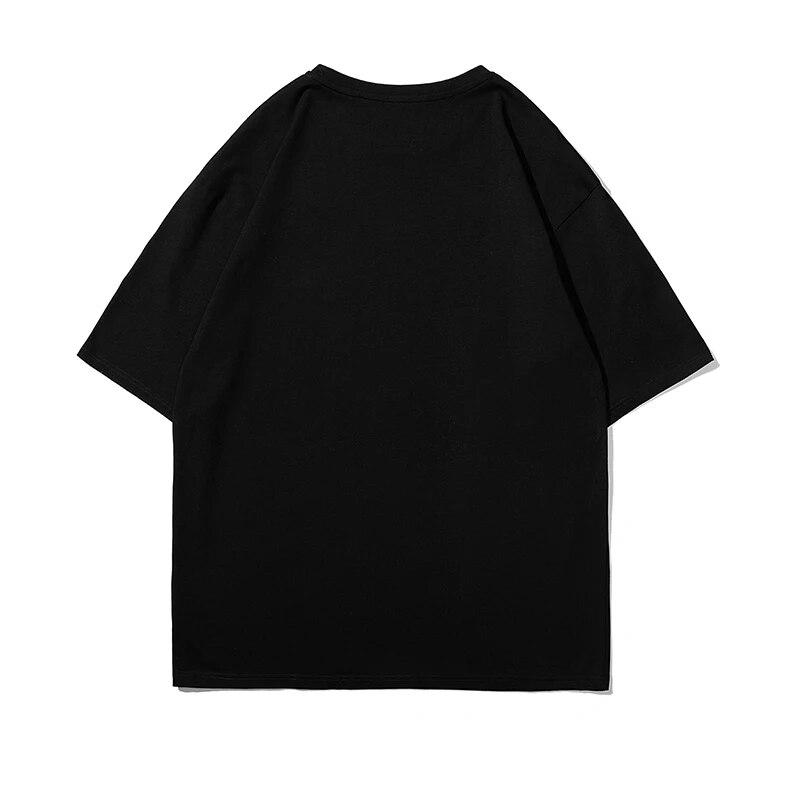 100 % bomull Herr Halvärmad Herr-T-shirt Dam Kortärmad T-shirt Lös Avslappnad Grundläggande Överdimensionerad Skjorta O-ringad Enfärgad
