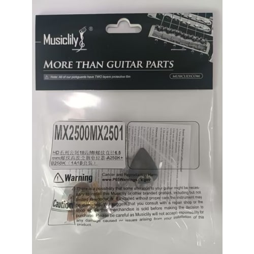 Musiclily Pro HD A250K+B250K Brass Potentiometers, Metric, Short Split Shaft, 6.5mm, for ST Tele PB/JB Electric Guitars/Basses (1A1B Set)