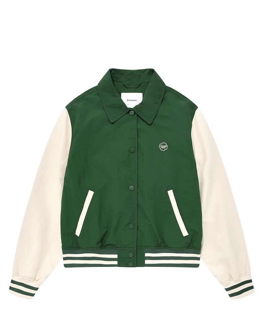 Covernat Woman Varsity Jacket Green