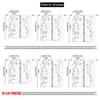 2pcs,2D Plane Printing Curtain Fabric Blossom Trails Polyester Fabric (without Rod) Room Decor Ldeal for Bedroom & Living Room