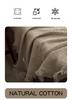 2025 A-Class All-Cotton Summer Quilt: Solid Color Gauze Blanket for Air Conditioning & Travel