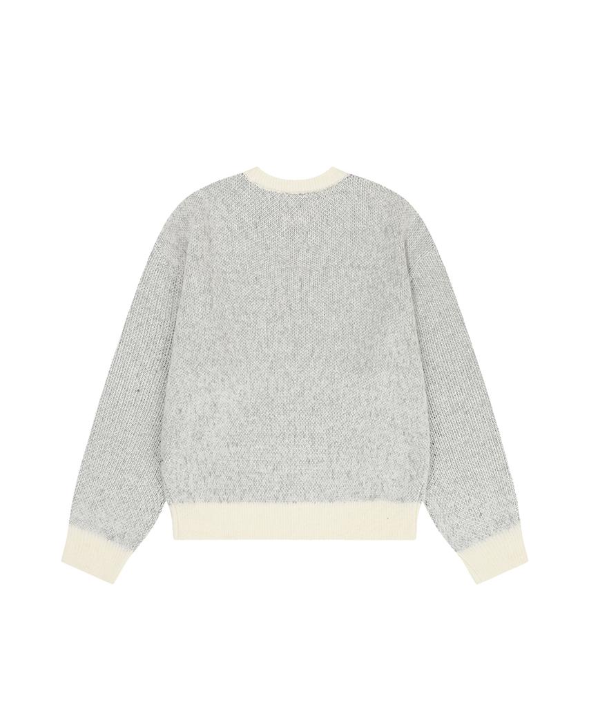 Opeunyadeu(Owai) Hairy Dual Cube Knit - Ivory