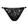 Men's Thong Mini Panties Underwear Man Sexy Sissy Lace Lingerie T-back Underpants Thongs G String Erotic Tanga Hombre