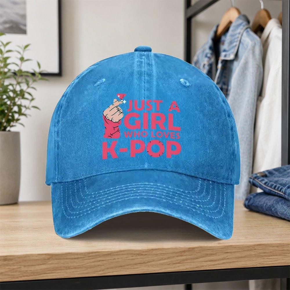 pc New Finger Heart KPOP AllMatch Retro Washed Baseball Cap Unisex Trendy Accessory Couple Daily Same Style Hat Classic Dad Ha