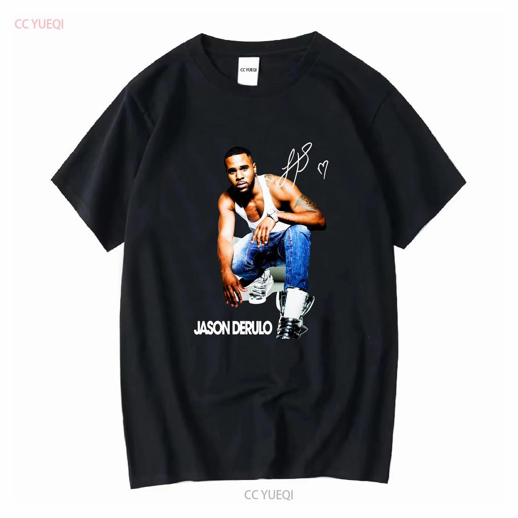 Jason Derulo T-Shirt Neu Für FansAlle Größen 1CM2142 Lang- oder Kurzarm Vintage Gewaschen Vielseitig Designerkleidung Unisex