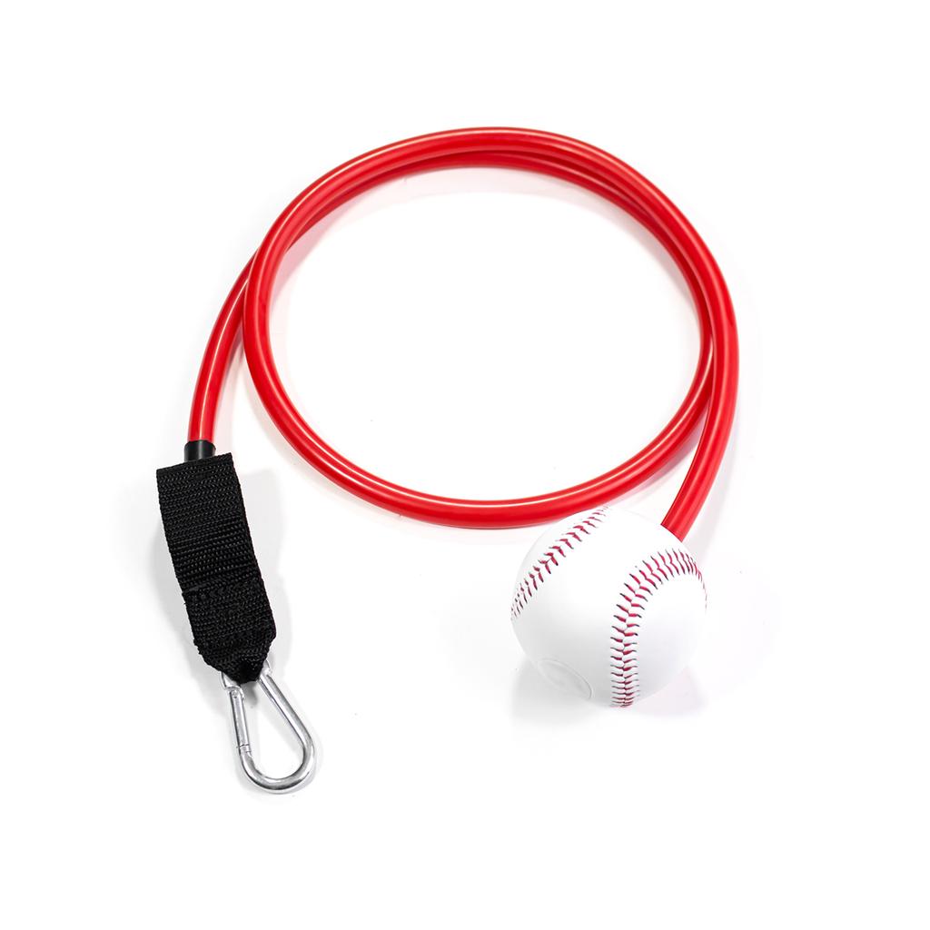 Baseball Rubber Baseball Throwing Trainer Resistance Band Baseball Exercise Bands with Interchangeable Baseball Grip
