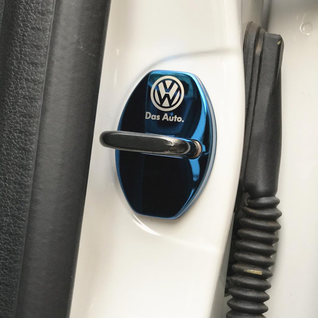 Für VOLKSWAGEN VW Auto Türschloss Schutzabdeckung Für Volkswagen GOLF 5 Tiguan Polo Golf 6 Golf 7 Jetta Zubehör Auto Styling