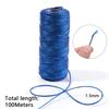 100Meters/Roll Gold Silver Color Macrame Cord Packaging Rope Ornament String Thread For DIY Wedding Party Christmas Gifts Decor