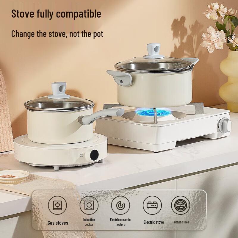 COOKER KING 22cm Non-stick Induction Soup Pot