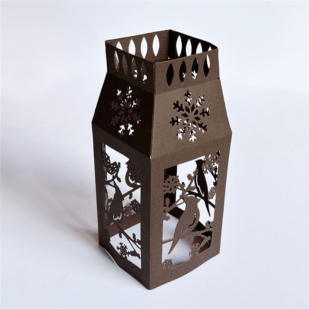 Christmas Lanterns Cutting Dies Christmas Embossing Cutting Dies for Birthday Card Making DIY Scrapbooking Stencil Craft
