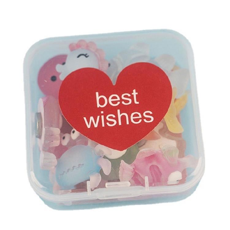 Pack of 10 Cute Marine Creature Magnets Cartoon Sea Animal Fish Magnetic Sticker For Refrigerator Metal Surfaces Decors