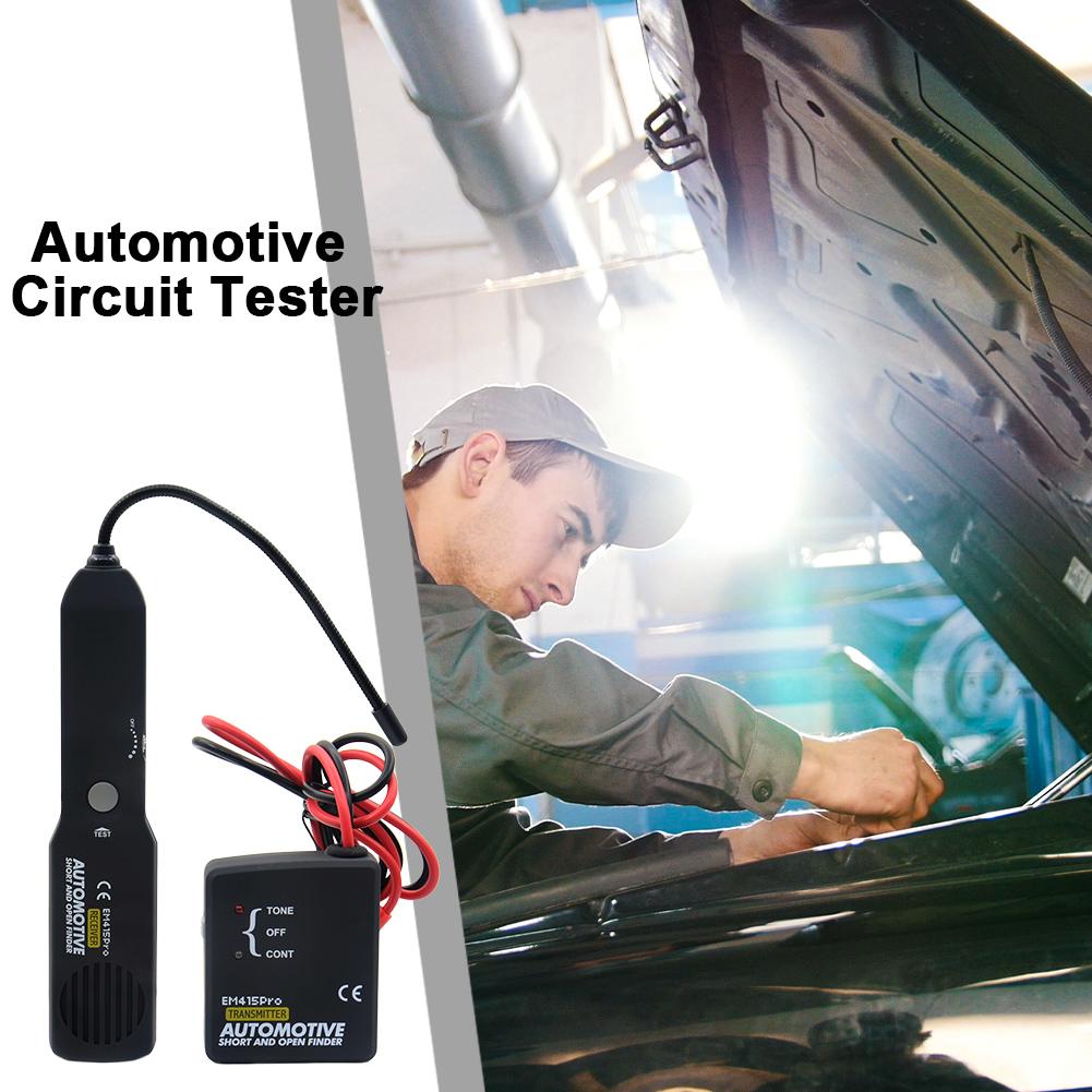 EM415PRO Car Circuit Scanner Multifunctional 6-42V Power Cable Tester Sound Alarm Cable Wire Tracer Finder Auto Diagnostic Tools