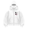 Hip Hop Double Hat Zipper Hoodie Balaclava Hooded Jacket High Street Fashion Letter Print Autumn Winter