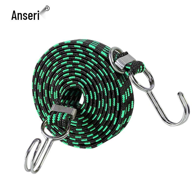 Ancai Rui 3cm x 4m Elastic Tie-Down Strap with Hooks