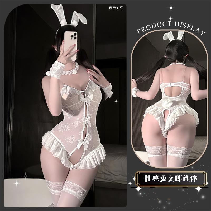 Sexy Lingerie Sexy Bunny Open Onesie Cosplay Fast Break Uniform Seduction Qqny Suit