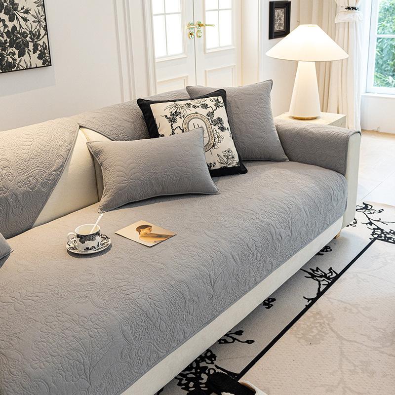 Sofa Cushion Cotton Four Seasons Universal Sofa Cover Cloth Anti-Scratching Non-Slip Sofa Cushion