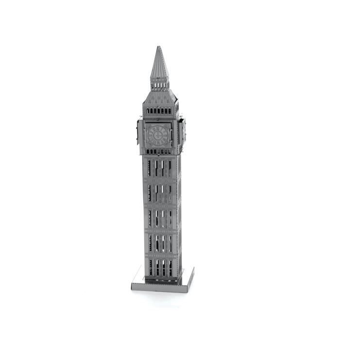 Puzzle 3D - Metal Earth - MMS019 - Big Ben - Métal - Montage facile - À partir de 8 ans