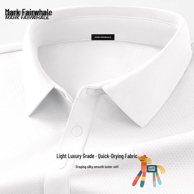 Mark Fairwhale Men s Breathable Quick-Dry Polo Shirt L