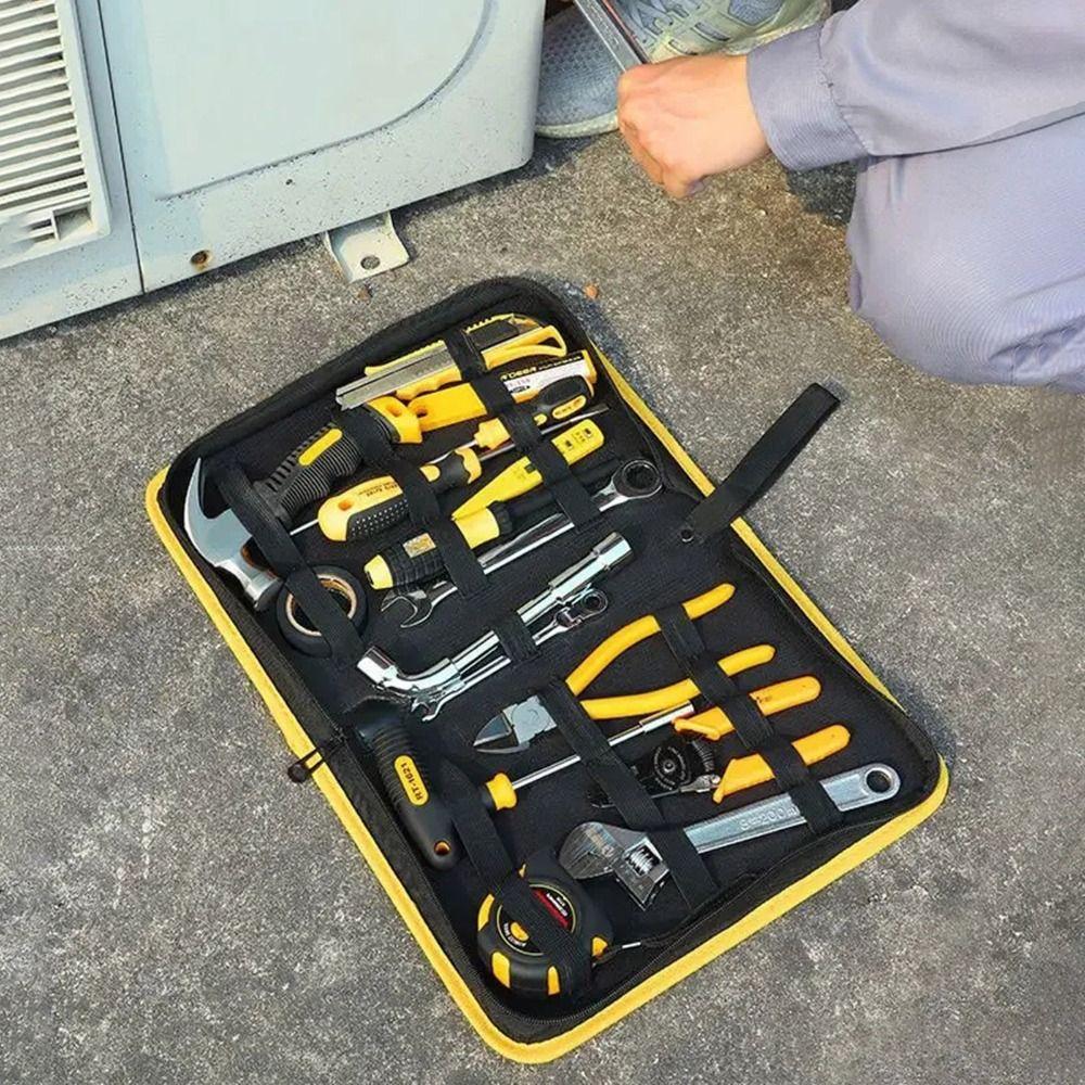 Multifunction Repair Tool Bag Oxford Cloth Tool Carry Case  Tool Organization