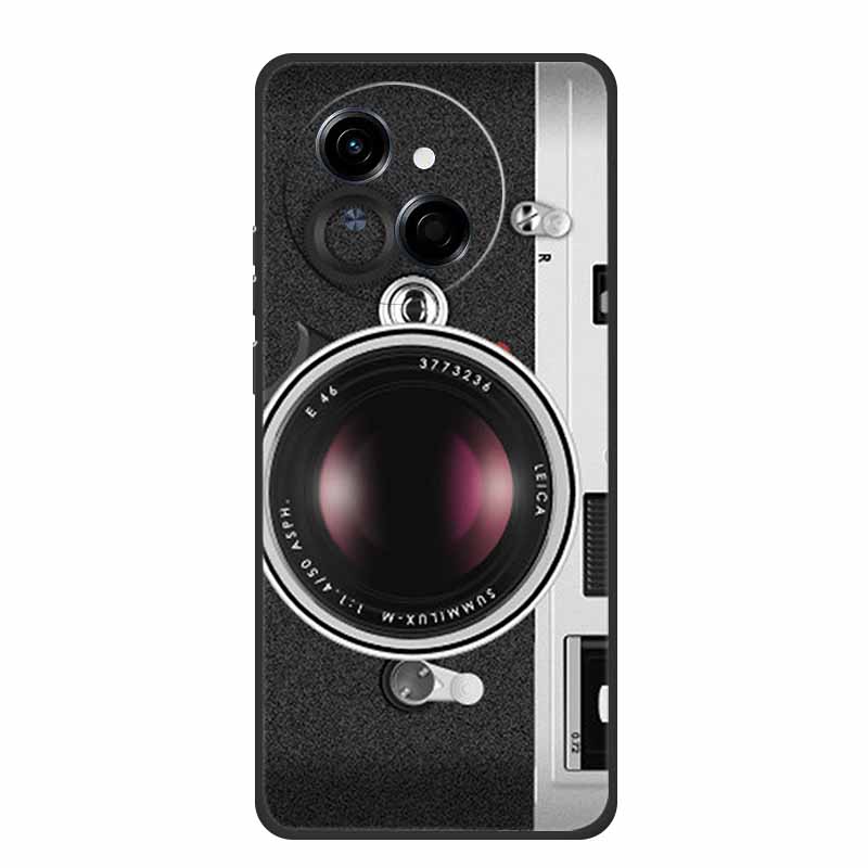For Tecno Spark Go 1S Case KL4h Coque Popular Black Silicone Soft Back Cover Case For Tecno Spark Go 1 S Phone Case Cover 6.67"