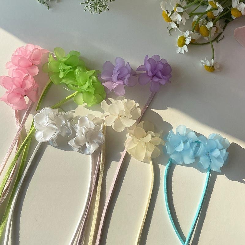 Acryl Kamelien Riemen Halskette Frühling und Sommer Super Unsterblich Mori Schlüsselbeinkette Mode Süß Kleine Frische Halskette