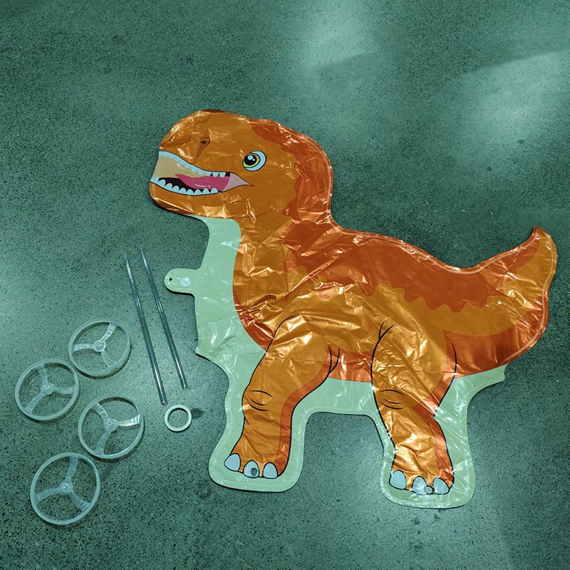 Stand-Up Elephant 4D Balloon with Wheel for Kids Birthday Decorations