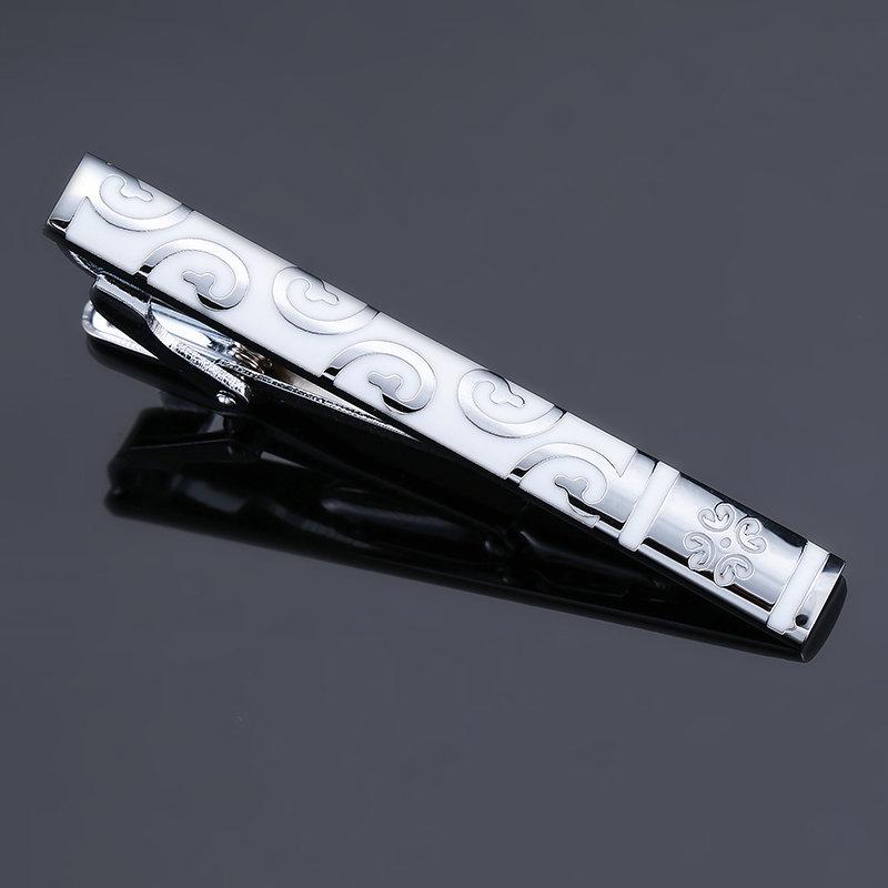 high-end Tie Clip Classic golden Clasp Pin for men's Accessories jewelry gifts